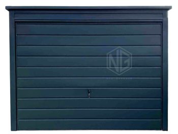 Gartenhaus - Gartenschuppen 3x6m Schwingtor - Anthrazit - Flachdach | GP564 |