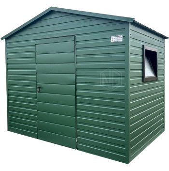 Gartenhaus - Gartenschuppen 3x2m - Tür - Grün - Satteldach ID780