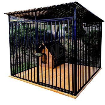 Hundezwinger 2x2m – Holzboden GP374